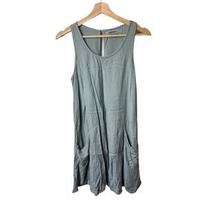Bailey Blue Steel Gray Sleeveless Lightweight Short Dress Women's Size M